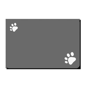 Kingtale, suministros personalizados para mascotas, accesorios para perros, alfombrilla de alimentación para mascotas, sin manchas, alfombrilla dispensadora de agua para perros de secado rápido - Product Image 2