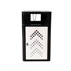 Nuevo Diseño de Fábrica OEM, Contenedor de <span class=keywords><strong>Basura</strong></span> Grande y Moderno para Exteriores, Contenedor de Residuos de Acero Galvanizado, Contenedor de Reciclaje - Product Image 3