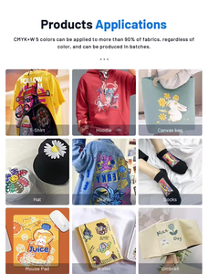 Nhà Máy Giá A3 tự động dtf máy in trực tiếp để phim máy in phun với Dual xp600 đầu in cho T-Shirt Jeans Túi in ấn - Product Image 3