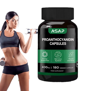 Capsule de proanthocyanidines Complément alimentaire vitaminé d'extrait de pépin de raisin Capsules de proanthocyanidine naturelle - Product Image 1