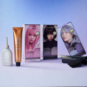 Kit de Coloración Capilar Rápida para Uso Doméstico, Color Rosa Morado, Crema de Color Profesional, Decolorante para el <span class=keywords><strong>Cabello</strong></span> - Product Image 1