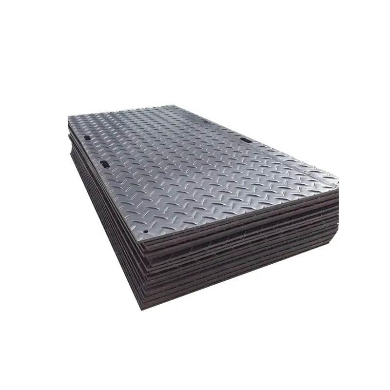 HDPE 임시 도로 패널/폴리에틸렌 지면 보호 uhmwpe 지상 매트