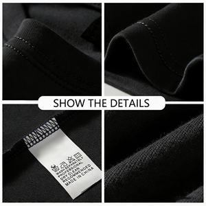 เสื้อยืดขายดี ผู้ผลิตเสื้อยืดผ้าฝ้าย 100% ขายส่ง เสื้อยืดไซส์ใหญ่ รับสกรีนโลโก้ เสื้อผ้าแบรนด์บริษัท - Product Image 3