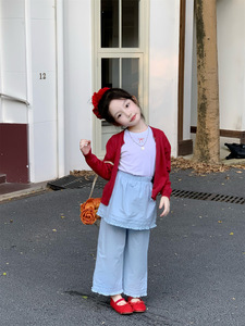 Conjunto de pantalones y Sudadera con capucha de lana informal a la <span class=keywords><strong>moda</strong></span> para niños, novedad de Otoño de 2025, venta al por mayor - Product Image 4