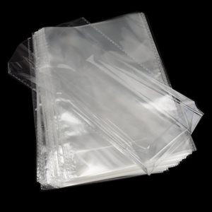 <b>Clear</b> Cellophane Bottom Gusset <b>Bags</b> 6x9x2.4 Inch With Twist Ties For Party Favor Gift Packaging - Product Image 1