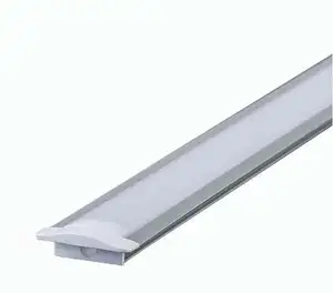 Perfil extruido Ángulo de sombra de aluminio 6063-T5 de alta precisión con tira de Led Muestras gratis Extrusión de aluminio Serie 6000 es aleación