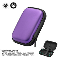 Sac de rangement pour console de jeu R36S/R35S, étui de protection rigide en EVA, mini sac de transport, pochette organisateur pour R36S