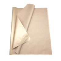Papier d'emballage cadeau pailleté pour stratification Papier de soie or rose