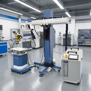 เครื่องเชื่อมเลเซอร์แบบคานยื่นประสิทธิภาพสูง QCW สำหรับงานซ่อมแซมโลหะในอุตสาหกรรม เหมาะสำหรับเหล็กกล้าไร้สนิม เหล็กกล้าคาร์บอน และทองแดง - Product Image 1