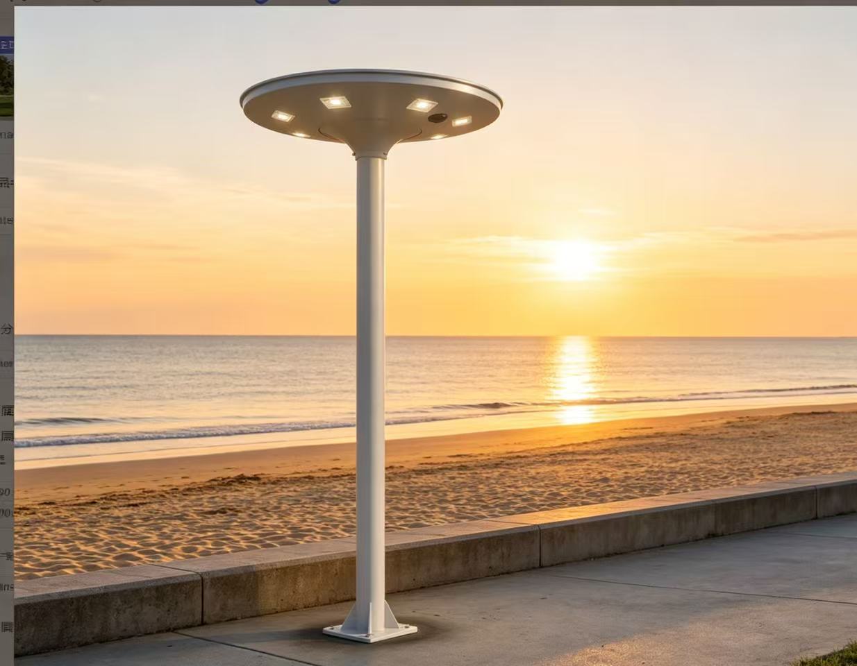 Waterproof IP65 Aluminum LED Street Light 30W/45W/60W for Garden with 3500K-6000K Color Temperature and 160-180 Lm/W Efficiency