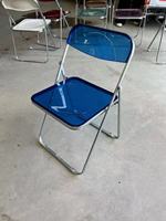 Chaises de jardin pliantes en métal et plastique, design contemporain rouge, vente en gros d'usine, pour usage extérieur