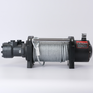 24v/12v/12v हाइड्रोलिक इलेक्ट्रिक रिमोट कंट्रोल wch 10000lbs ऑफ-रोड वाहन नाव के लिए छोटे स्व-बचाव ट्रेलर स्टील तार रस्सी - Product Image 2