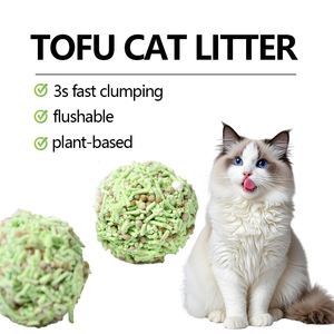 Arena para Gatos Ecológica OEM, Aglomeración Rápida, Fácil de Recoger, Bajo Polvo, Bentonita de Tofu, Arena para Gatos al por Mayor - Product Image 1