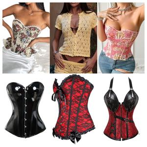 Düşük fiyat Mix çeşitli Shapewear şekillendirici zayıflama vücut Mesh Haut Vintage iç çamaşırı kadın büstiyer Femme De Mujer üst korse - Product Image 1