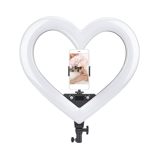 Bán Buôn 19 Inch 48W Thay Đổi Độ Sáng RGB Nhấp Nháy LED Ảnh Tự Sướng Trái Tim Vòng Ánh Sáng Với Tripod Đứng Live Streaming Chất Liệu Nhựa - Product Image 2