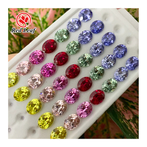 Redleaf Gems Synthetic <strong>Stone</strong> Price Gemstone Lab Grown Sapphire <strong>Ruby</strong> Morganite Gemstone
