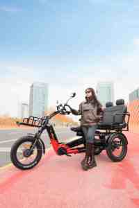 <span class=keywords><strong>Tricycle</strong></span> Électrique Adulte 2026 à Carrosserie Ouverte, 3 Roues, Double Moteur, Vitesse Max 40km/h, <span class=keywords><strong>pour</strong></span> <span class=keywords><strong>Personnes</strong></span> Âgées et <span class=keywords><strong>Handicapées</strong></span>, Batterie 48V 2000W 152Ah - Product Image 6