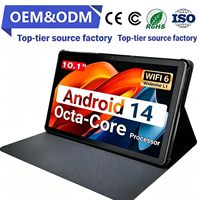 Nueva Tablet PC R10 Pro de 10.1 Pulgadas, Octa-Core MTK, Android 14, 12GB+128GB, Wi-Fi, Pantalla Táctil, Resolución 1280x800, Resistente a Caídas