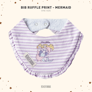Bavoir pour bébé en coton à volants imprimés, bavoir d'alimentation motif dauphin, bavoir à bouton-pression pour nourrisson, unisexe, taille unique, bonne qualité, Bohopanna - Product Image 4
