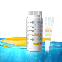 Bandelettes de test 7-en-1 pour piscines et spas, best-seller, 100 bandelettes/flacon, pH 6.2-9.0, rapides et précises pour piscines et spas