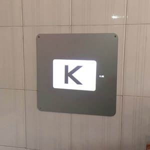 Autre tableau de projection d'optométrie 40x40 cm, instrument électrique d'examen de l'acuité visuelle, tableau blanc à projection arrière de classe I - Product Image 2