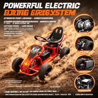 Kart électrique pour enfants, voiture de course à 4 roues à batterie avec fonction de chronométrage, pour parc d'attractions, place publique et site touristique