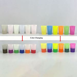 Mood Cup <b>Plastic</b> Tumbler Decorative Pattern Print for Festival Various Sizes for Choice Factory Direct PRS - Product Image 1