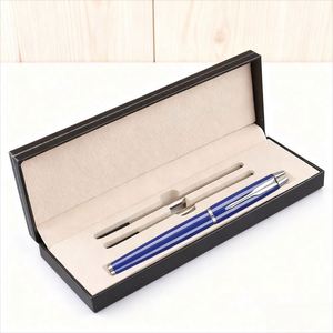 Best-selling Metal Ballpoint <b>Pen</b> 0.5mm with Custom Logo Gift <b>Box</b> Set for Office & School Use - Product Image 4