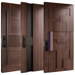 Cina top di fabbrica custom design di lusso casa <span class=keywords><strong>esterna</strong></span> porte d'ingresso moderne in <span class=keywords><strong>legno</strong></span> porte d'ingresso principali porte esterne - Product Image 5