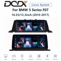 Lecteur DVD de voiture pour BMW Série 5 GT F07 CIC/NBT 10.25"/12.3" avec système Linux, CarPlay sans fil et Android Auto