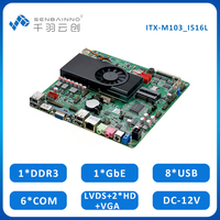 Carte mère personnalisée Core I5 3317U DDR3 Max 8 Go Dual HD SATA2.0 Mini-PCIE MSATA LPT PS2 SIM 12V Mini ITX Embedded Board
