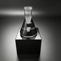 Trofeo de Cristal Neelpure 177272 con Forma de Diamante y Base Negra, con Grabado Láser y Patrón Personalizado