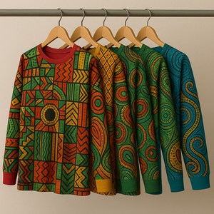 เดรสยาวแฟชั่นผู้หญิงขนาดใหญ่พิเศษ, เดรสลำลองสีสดใส - Product Image 1