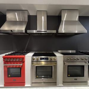 Hotte commerciale îlot de 36 pouces 1000 m³/h avec corps en acier inoxydable, filtre à déflecteur, commande tactile, 3 vitesses et éclairage LED - Product Image 6