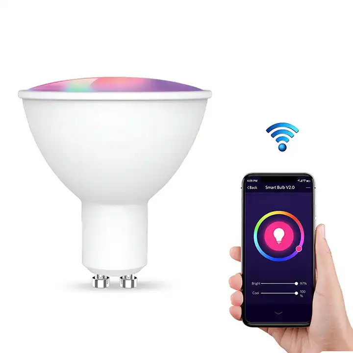 110-240v WiFi Tuya Smart Led Spot Light Bulb Lamp With Colorful