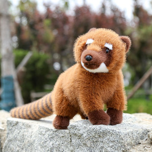 HECION Lindo Peluche de <span class=keywords><strong>Mapache</strong></span> Sudamericano, Muñeco de Peluche Marrón, Juguete Reconfortante para Niños, Regalo de Cumpleaños, Animal de Peluche Suave - Product Image 1