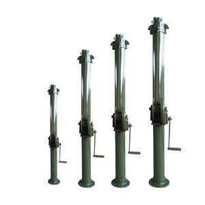 Torno Manual Poste de elevación de aluminio Mástil telescópico 5M 6M 7m 8m 10m 12m para antena HF - Product Image 2
