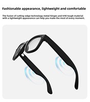 Lunettes Intelligentes IA OEM MT5 Ultra Meta avec Traduction IA, Commande Vocale, Caméra 1080P, Étanchéité IP67, Étui de Charge Magnétique