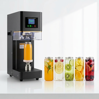 Machine de scellage automatique non rotative pour canettes de bière en PET, plastique et métal, sans fuite, haute efficacité