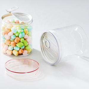 Venta al por Mayor de Frascos Redondos de Plástico PET Vacíos para Azúcar, Dulces, Nueces, Dátiles, Aptos para Alimentos, con Tapa de Boca Ancha Fácil de Abrir - Product Image 2