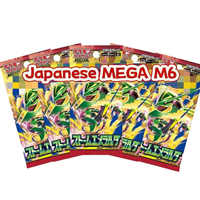 Tarjetas de Juego Coleccionables PTCGed M6 Storm Emeralda Versión Japonesa Selladas a Granel, Tarjetas de Anime Pokémon, Porta Tarjetas
