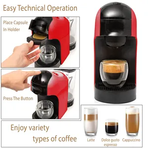 Electrodomésticos de cocina Oem, máquina de café eléctrica automática de un solo servicio, Espresso, venta al por mayor