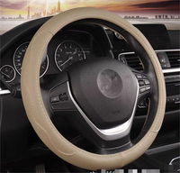 Housse de volant de voiture en cuir PU respirant et durable, toutes saisons, tailles S M L XL