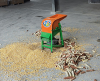 Machine à égrener le maïs verticale portable multifonctionnelle de petite taille, égreneuse de maïs pour l'alimentation animale