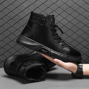 Zapatillas de estilo casual de caña alta para hombre, calzado negro al por mayor para mujer, zapatillas de diseñador de alta calidad para niña, nuevas zapatillas deportivas para niño. - Product Image 2