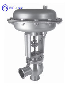 Vanne de régulation pneumatique haute température Spirax Sarco Steri-Trol avec positionneur DVC6200 pour l'industrie pharmaceutique OEM - Product Image 3