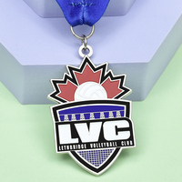 Médaille sportive personnalisée irrégulière en émail souple, arts martiaux, volley-ball, médaille commémorative d'extérieur avec logo et ruban personnalisés