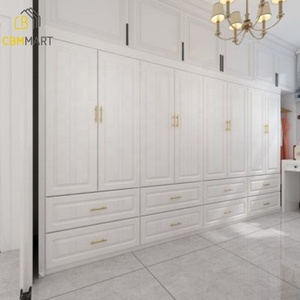 CBMmart stile classico minimalista personalizzato tutto in legno armadio porta a battente porta abiti con Shaker a forma di Design - Product Image 2