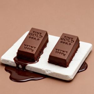 Molde para Hornear Pasteles Rectangular de 4 Cavidades, Estilo Barra de Oro, para Chocolate y Ladrillos de Oro, Apto para Horno, Modelo TC2602, Decoración de Pasteles de Cumpleaños - Product Image 3