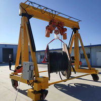 Grue portique électrique de 5 tonnes pour équipement de levage portuaire et de terminal, idéale pour les ateliers électromécaniques soumis à des contraintes d'espace